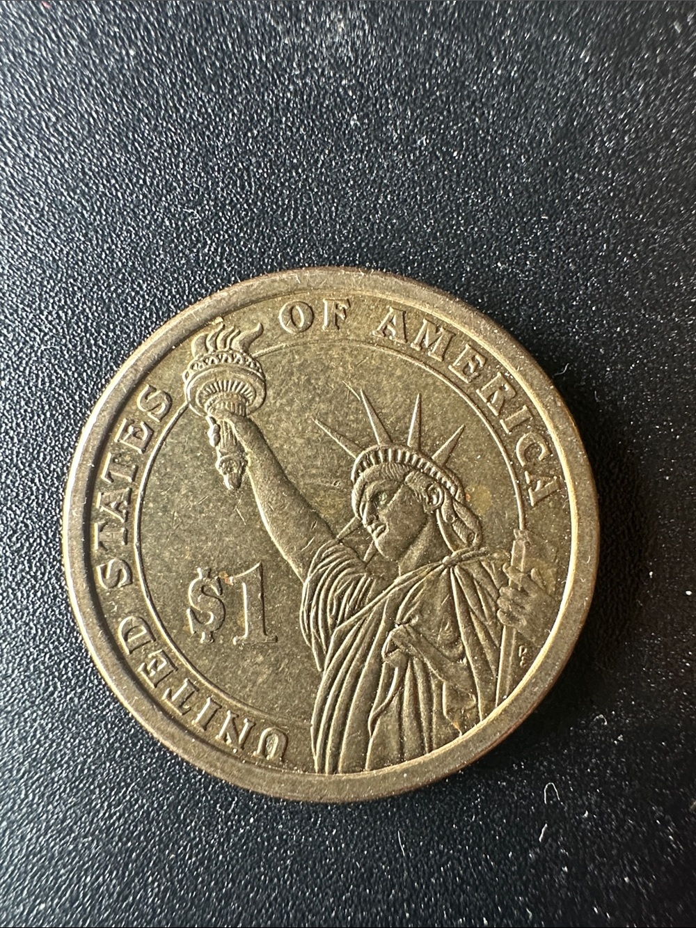 US $1 Sacagawea/Presidential Dollar - Gold Tone - Mint Condition - American Coin